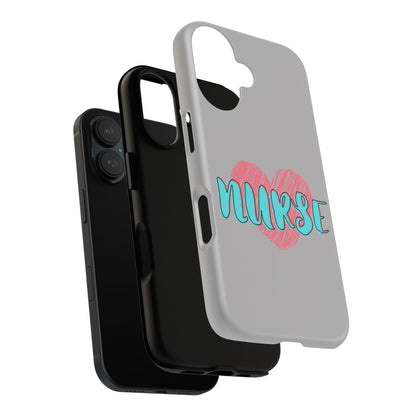 Nurse Heart Tough Phone Case — Cute Protective Phone Cover for Nurses