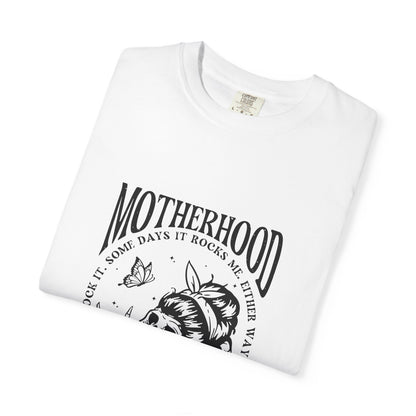 Motherhood Skull T‑Shirt — Vintage Mom Graphic Tee