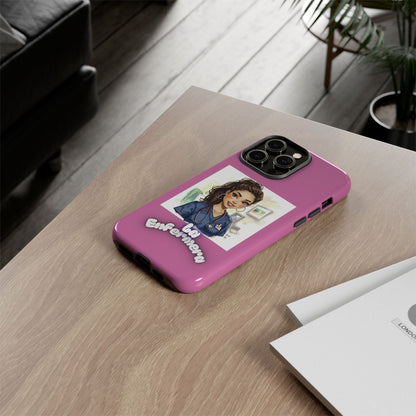 Nurse La Enfermera Tough Phone Case — Protective Pink Phone Cover