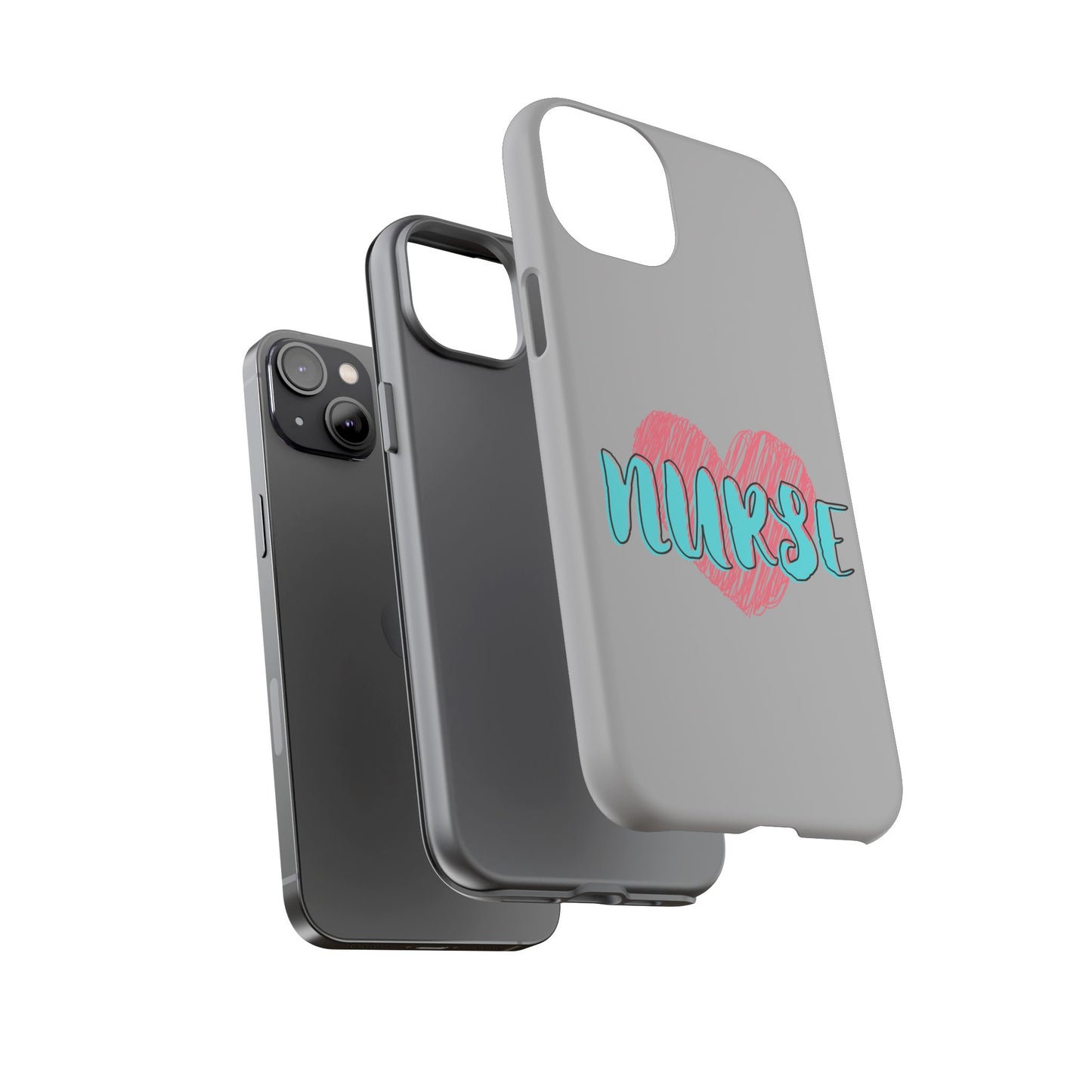 Nurse Heart Tough Phone Case — Cute Protective Phone Cover for Nurses