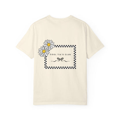 Daisy Checkerboard T-Shirt – "Cool Tia's Club" Graphic Tee