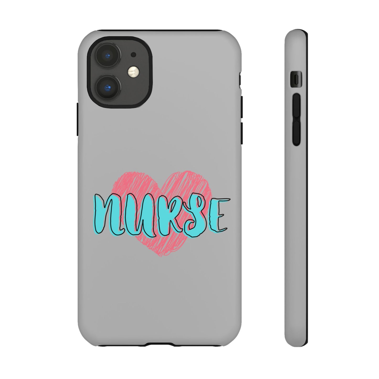 Nurse Heart Tough Phone Case — Cute Protective Phone Cover for Nurses