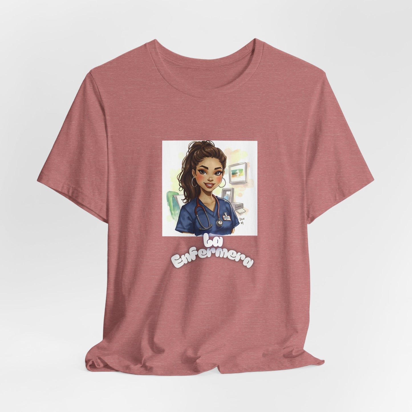 Nurse Empowerment Tee – Cute Female Nurse Illustration