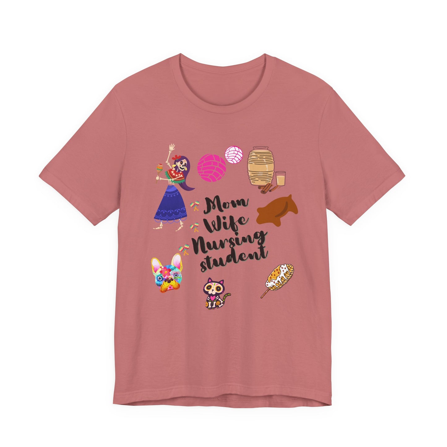 Mom Wife Nursing Student T‑Shirt — Nursing Student Gift Tee