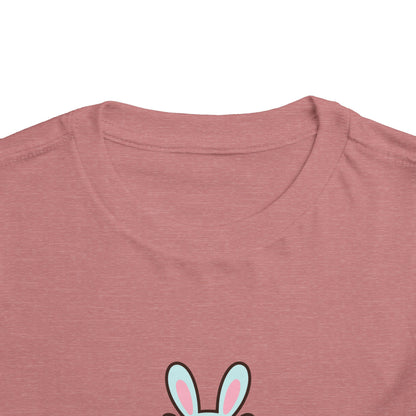 Toddler Tee — Cute Capybara Holding Easter Egg | "Happy Easter" Kids Shirt