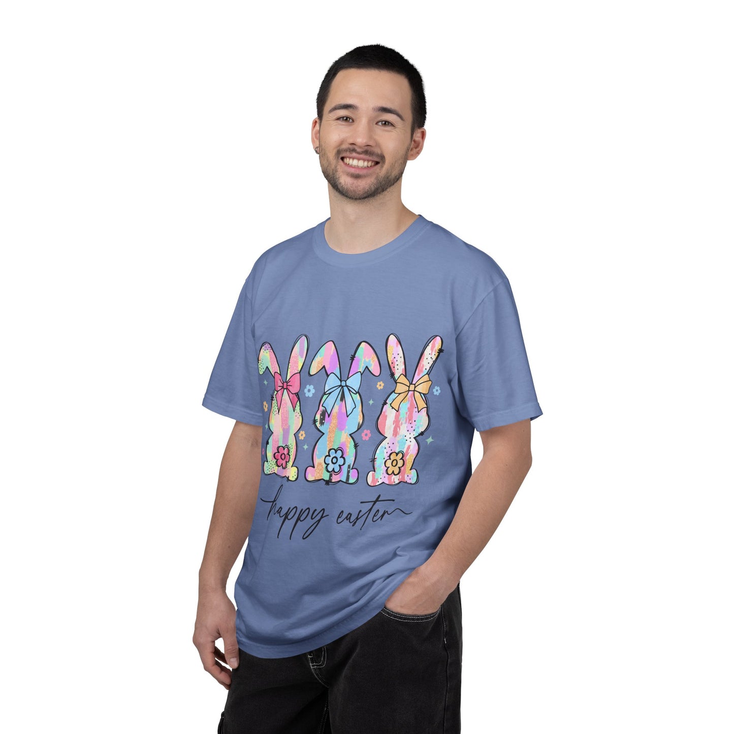 Happy Easter Unisex Garment-Dyed T-shirt