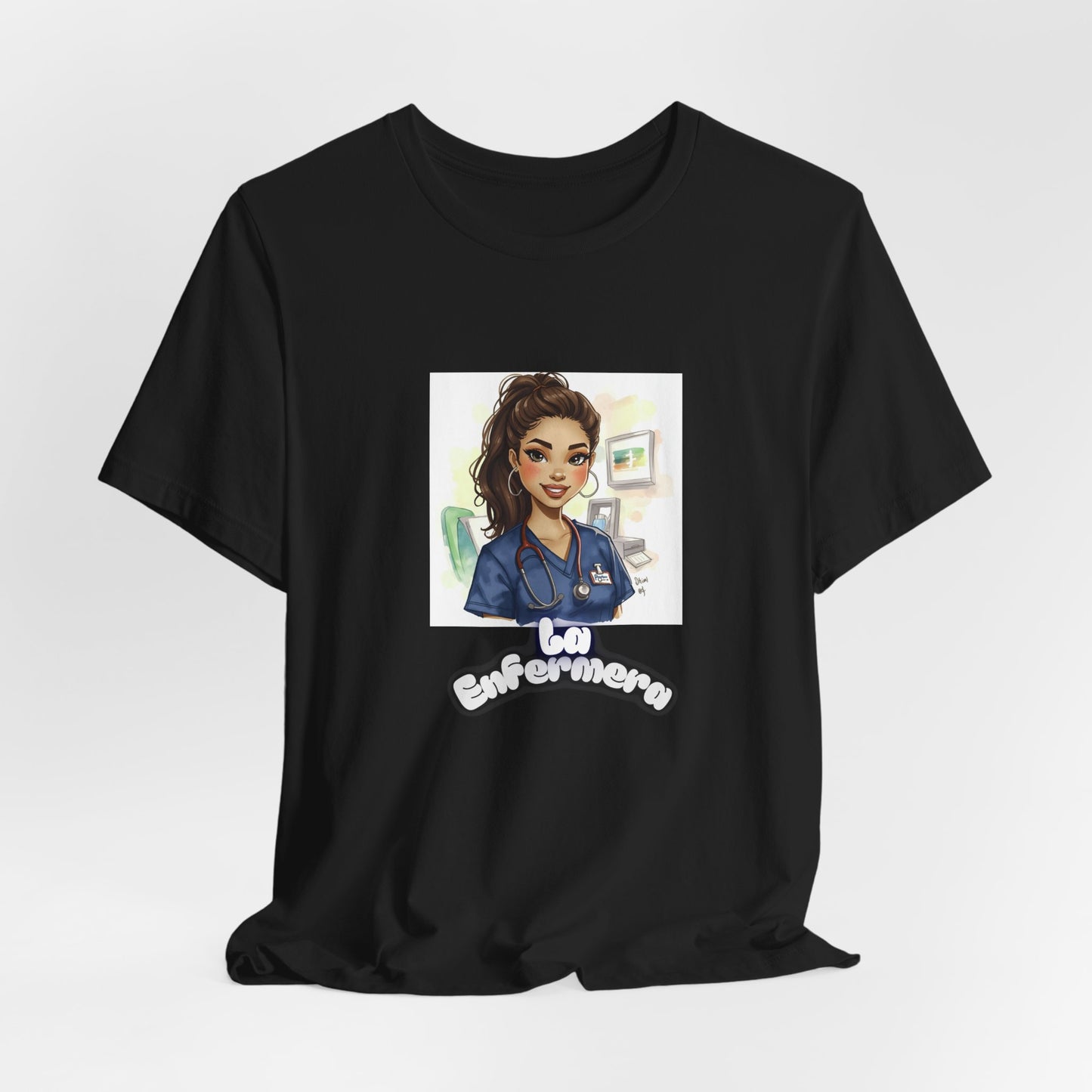 Nurse Empowerment Tee – Cute Female Nurse Illustration