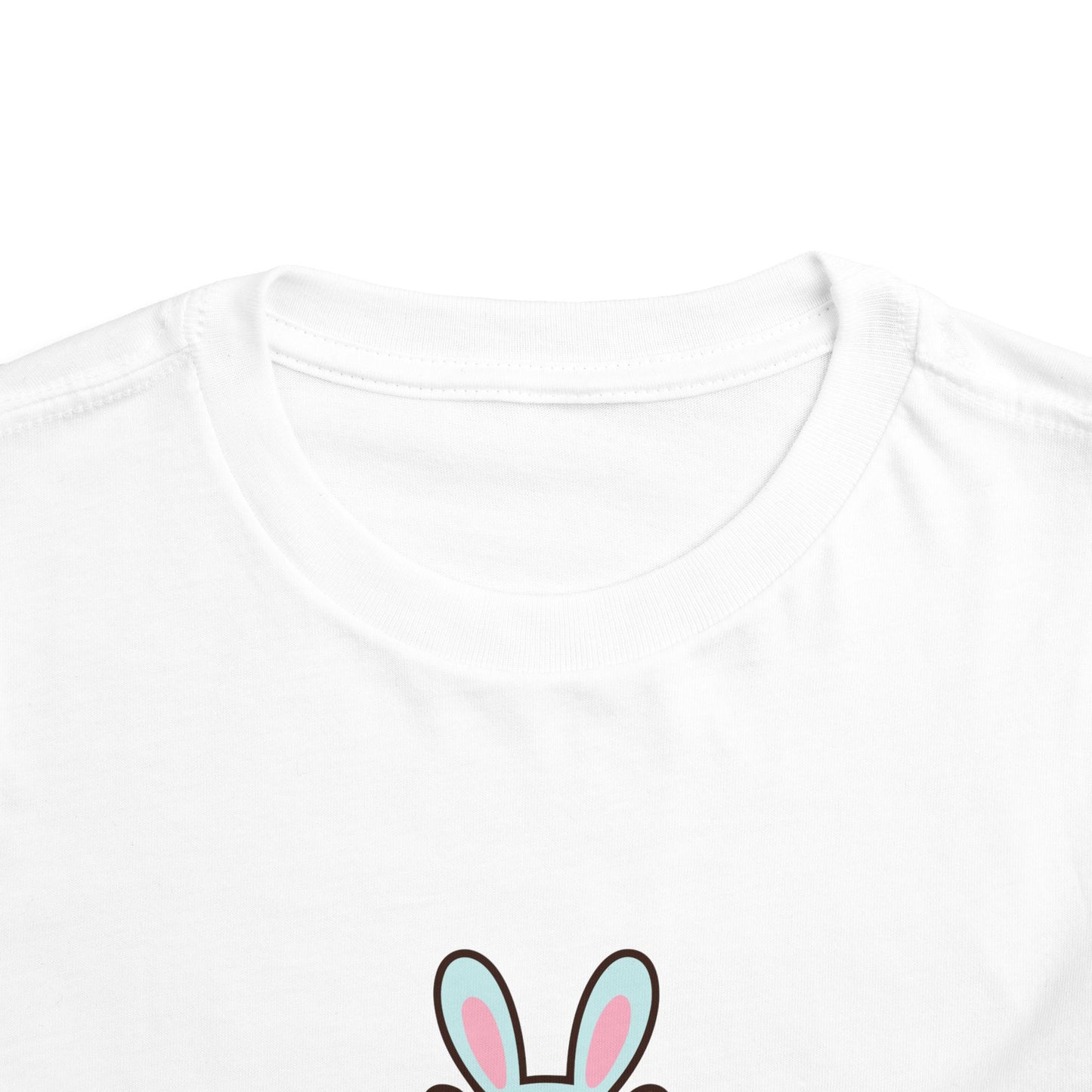Toddler Tee — Cute Capybara Holding Easter Egg | "Happy Easter" Kids Shirt