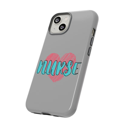 Nurse Heart Tough Phone Case — Cute Protective Phone Cover for Nurses