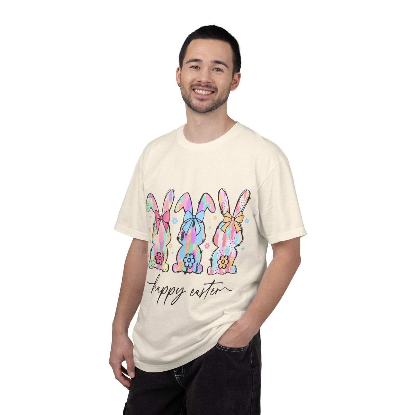 Happy Easter Unisex Garment-Dyed T-shirt