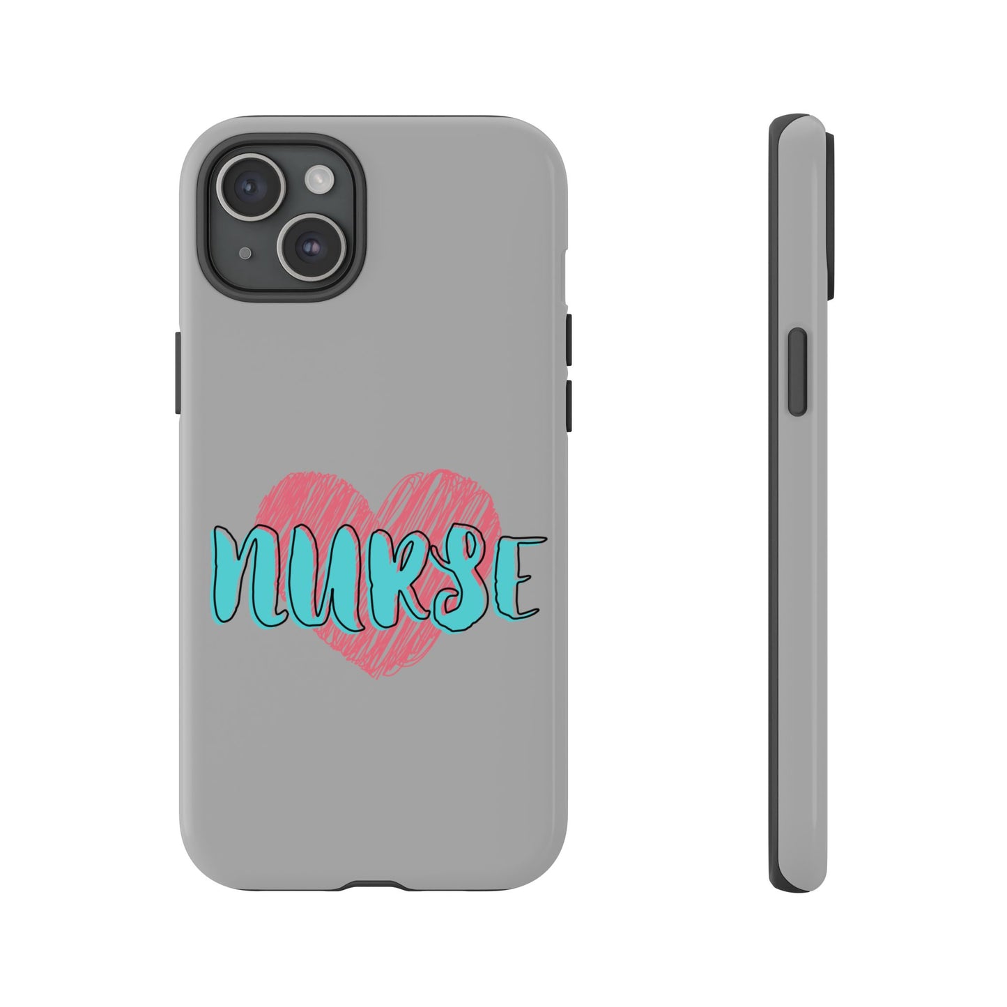Nurse Heart Tough Phone Case — Cute Protective Phone Cover for Nurses