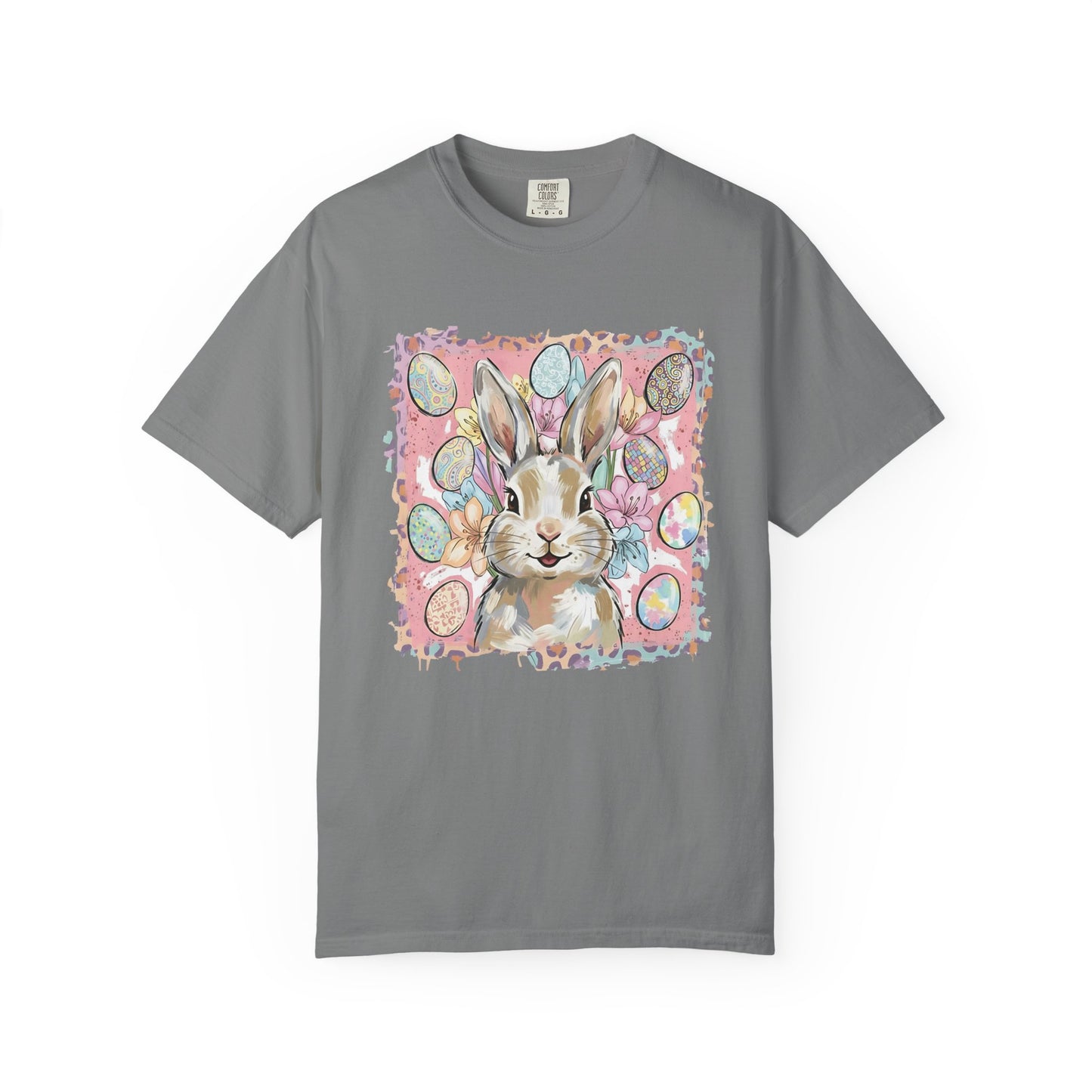 Easter Bunny Watercolor T-Shirt — Pastel Egg Spring Tee