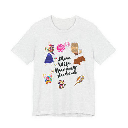 Mom Wife Nursing Student T‑Shirt — Nursing Student Gift Tee