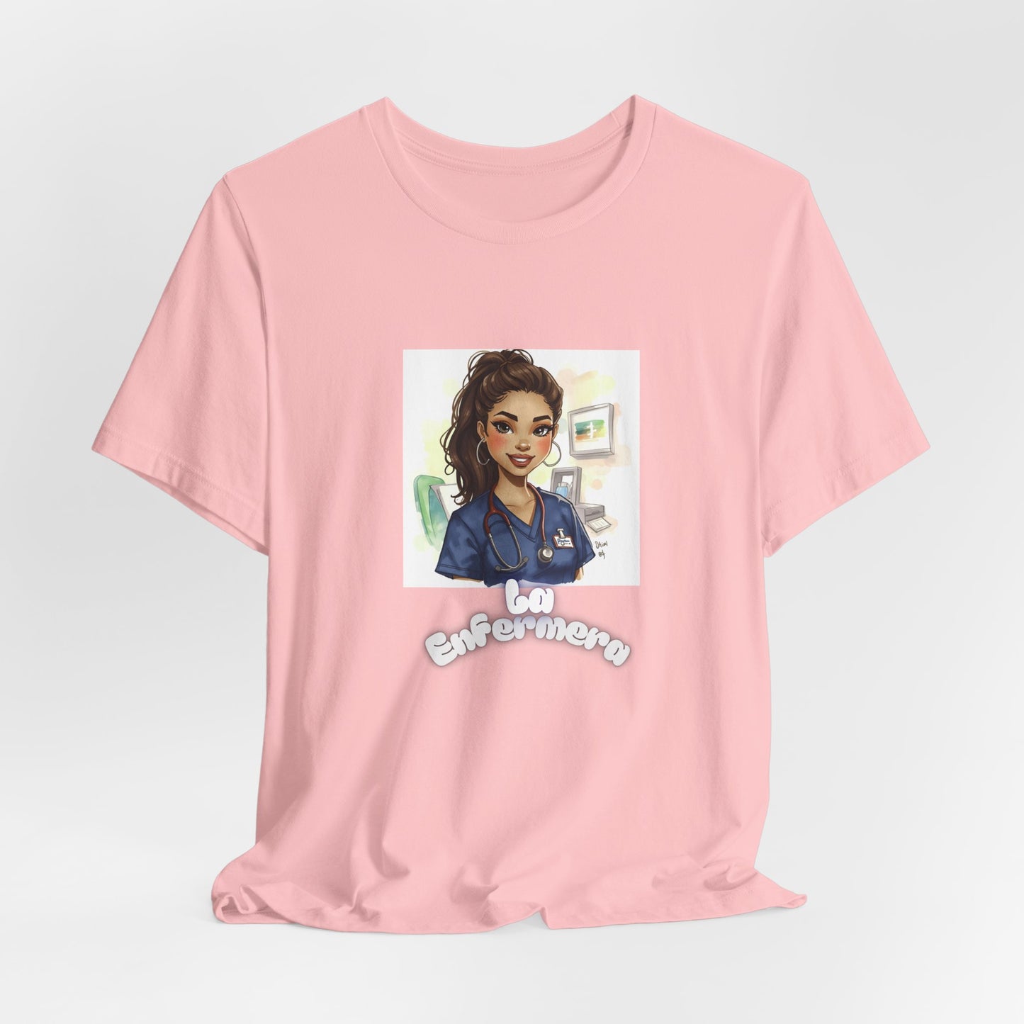 Nurse Empowerment Tee – Cute Female Nurse Illustration