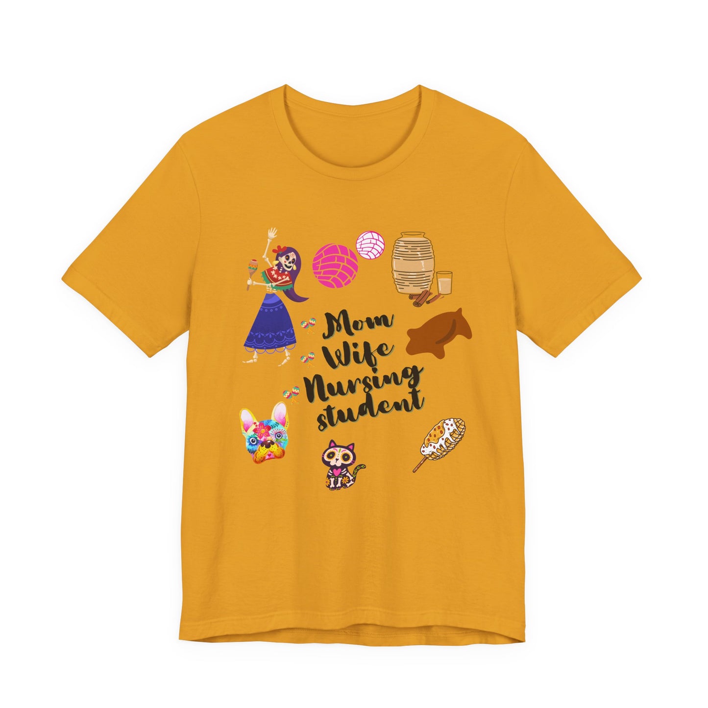 Mom Wife Nursing Student T‑Shirt — Nursing Student Gift Tee