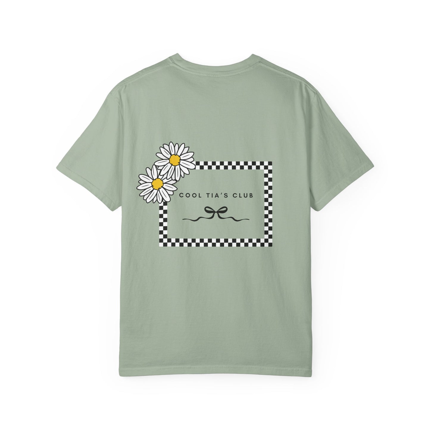 Daisy Checkerboard T-Shirt – "Cool Tia's Club" Graphic Tee