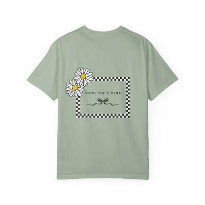 Daisy Checkerboard T-Shirt – "Cool Tia's Club" Graphic Tee