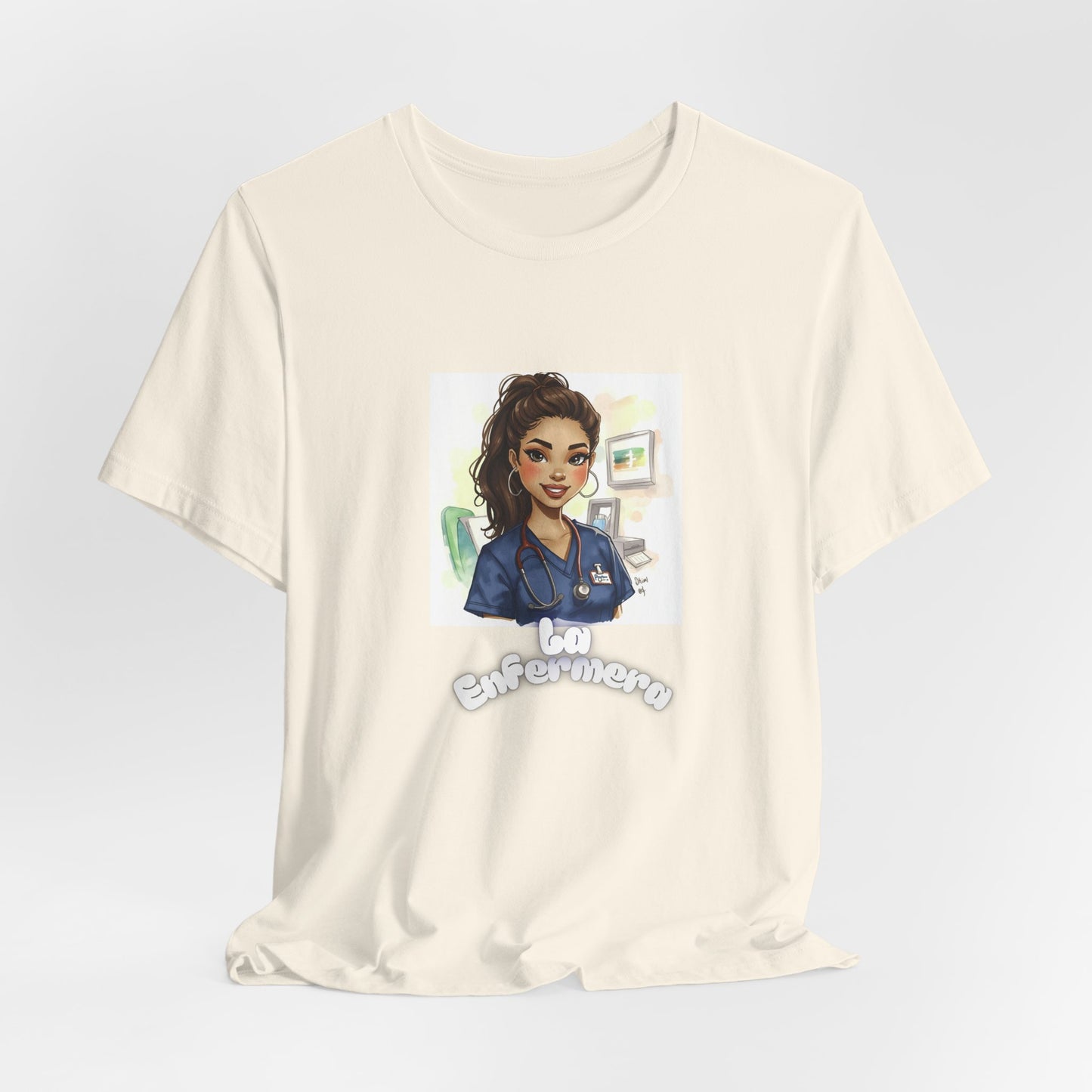 Nurse Empowerment Tee – Cute Female Nurse Illustration