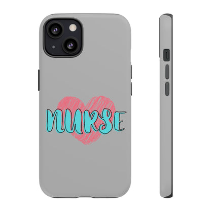 Nurse Heart Tough Phone Case — Cute Protective Phone Cover for Nurses