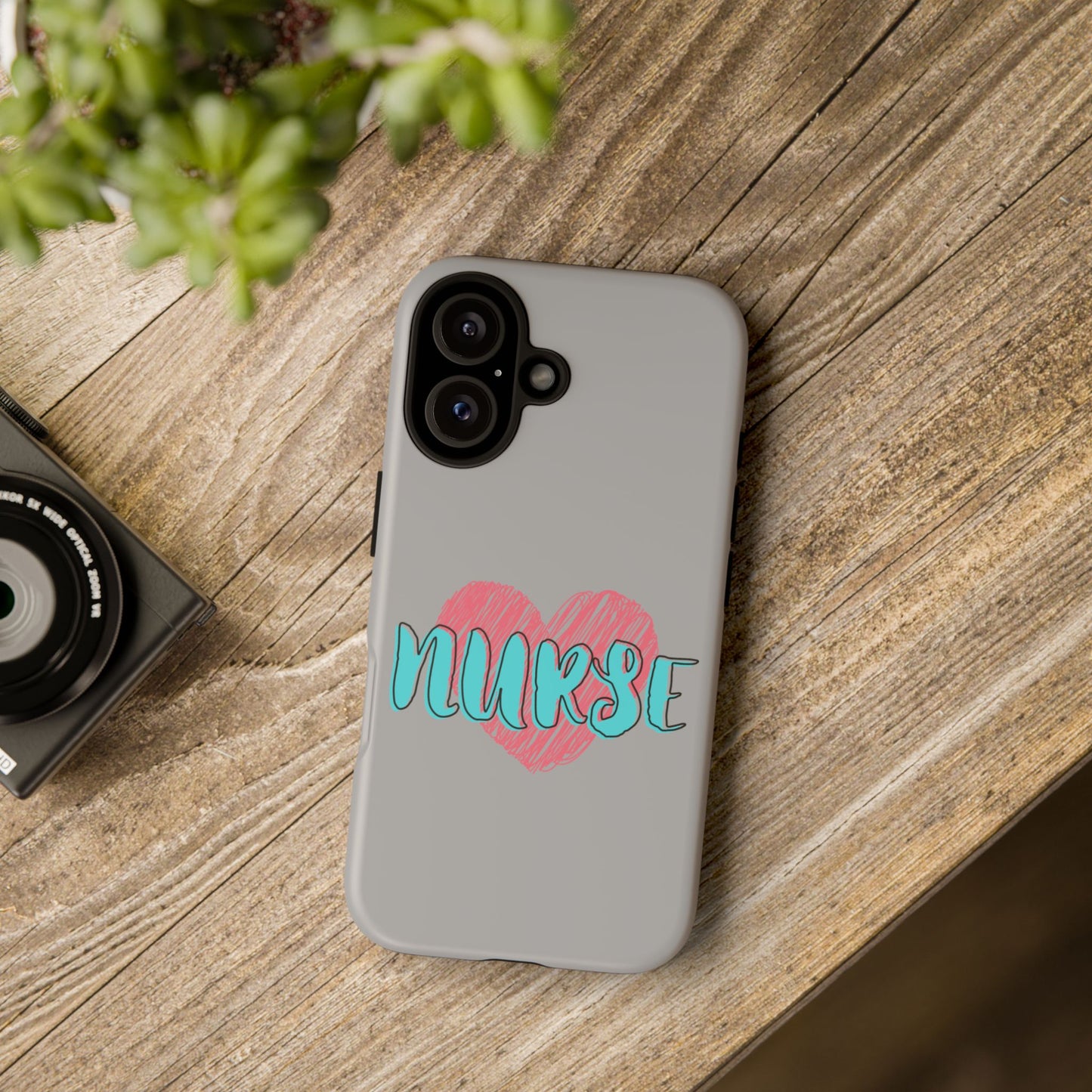 Nurse Heart Tough Phone Case — Cute Protective Phone Cover for Nurses
