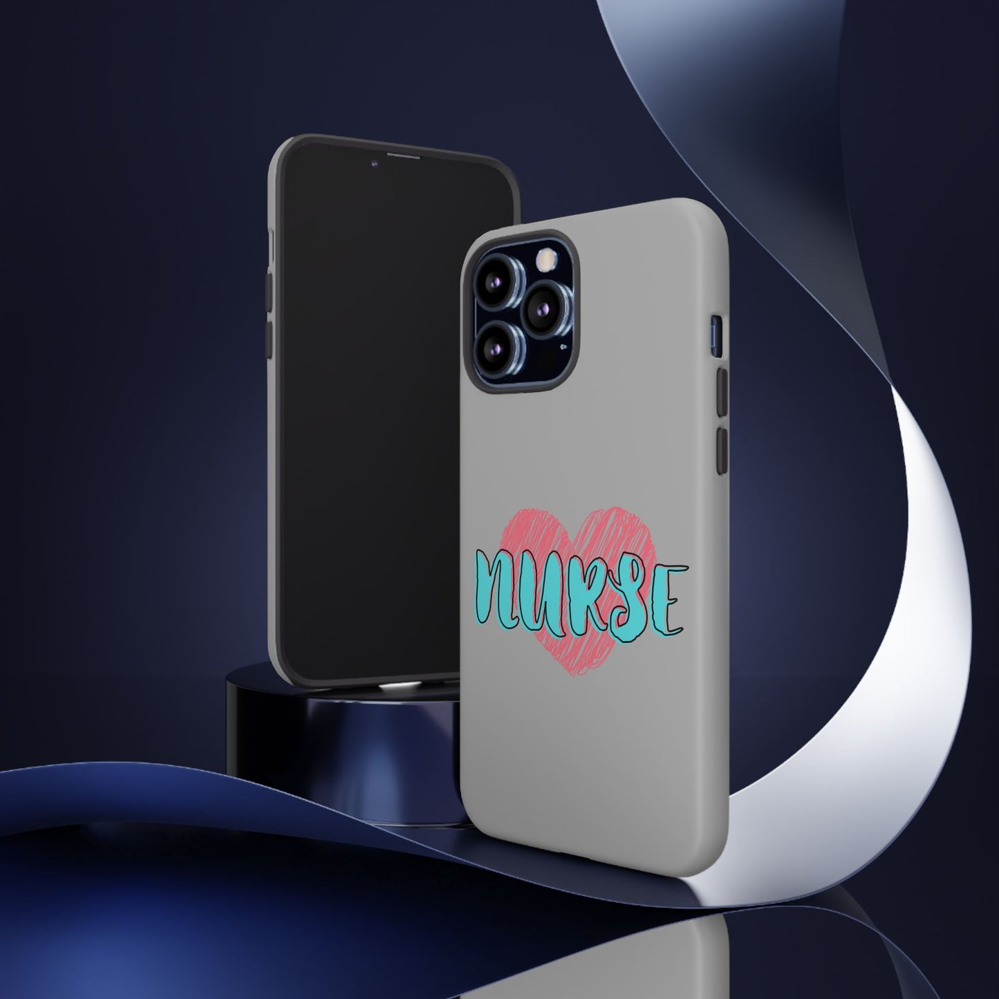 Nurse Heart Tough Phone Case — Cute Protective Phone Cover for Nurses
