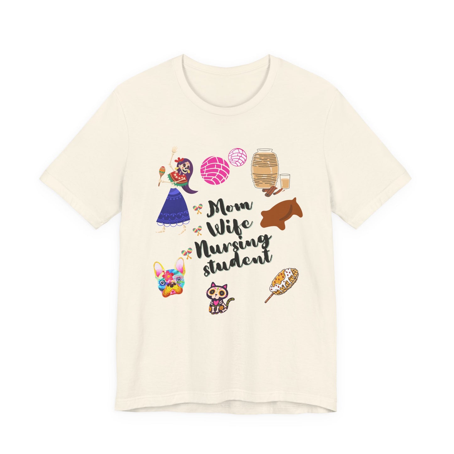 Mom Wife Nursing Student T‑Shirt — Nursing Student Gift Tee