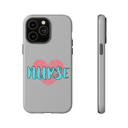 Nurse Heart Tough Phone Case — Cute Protective Phone Cover for Nurses