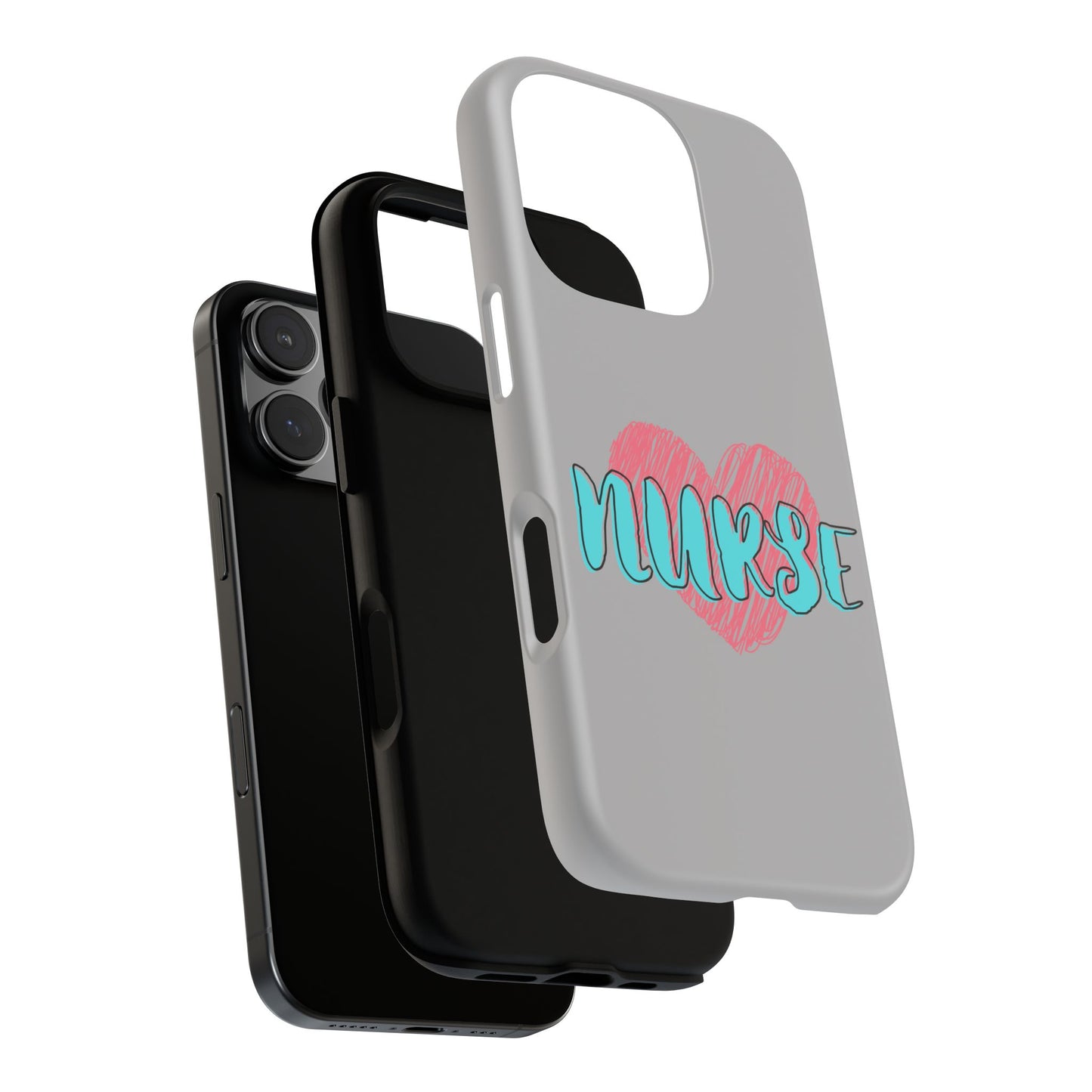 Nurse Heart Tough Phone Case — Cute Protective Phone Cover for Nurses