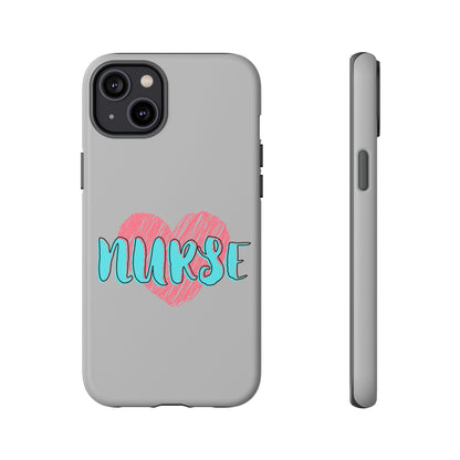 Nurse Heart Tough Phone Case — Cute Protective Phone Cover for Nurses