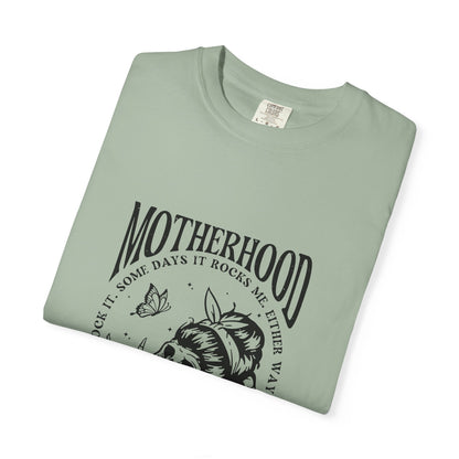 Motherhood Skull T‑Shirt — Vintage Mom Graphic Tee