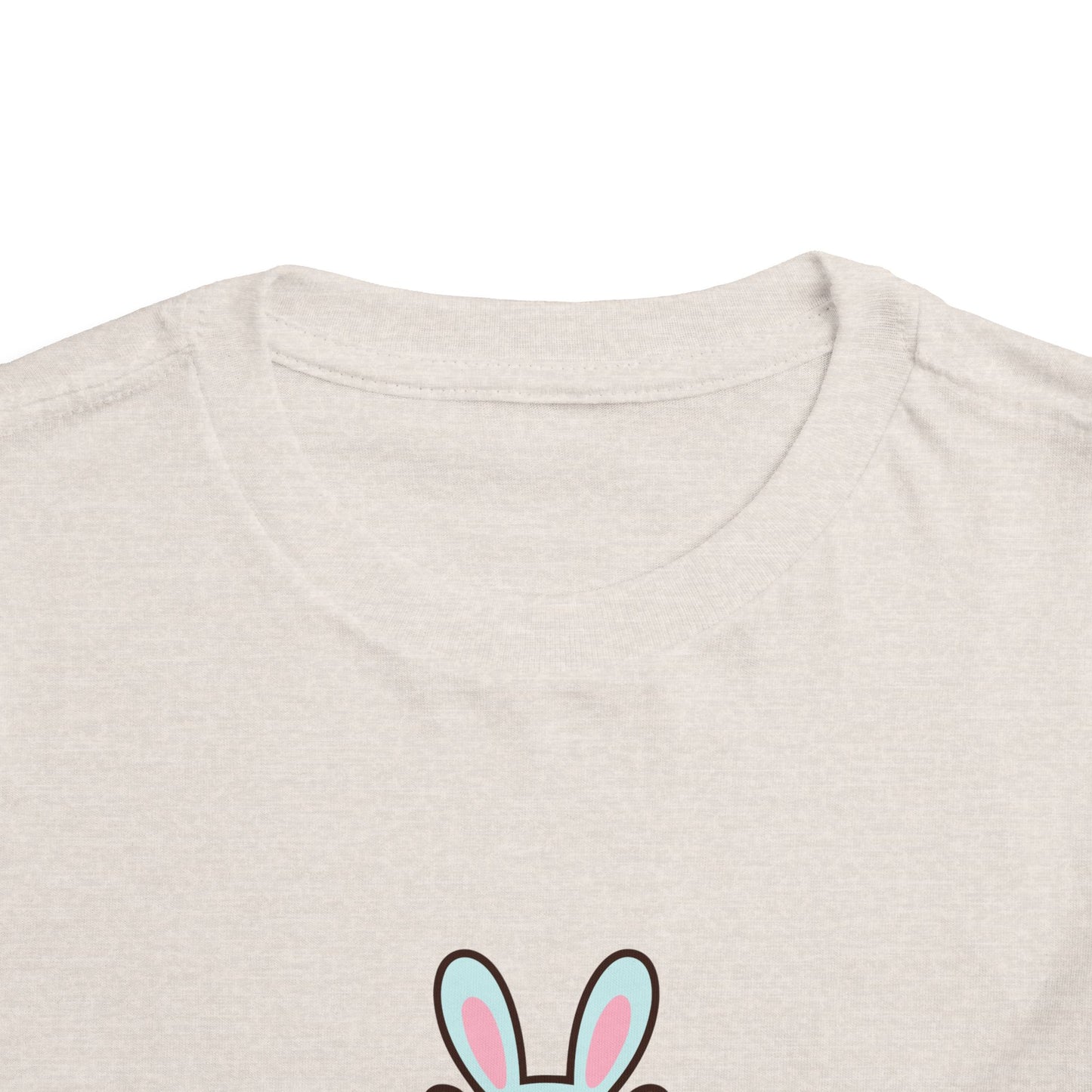 Toddler Tee — Cute Capybara Holding Easter Egg | "Happy Easter" Kids Shirt