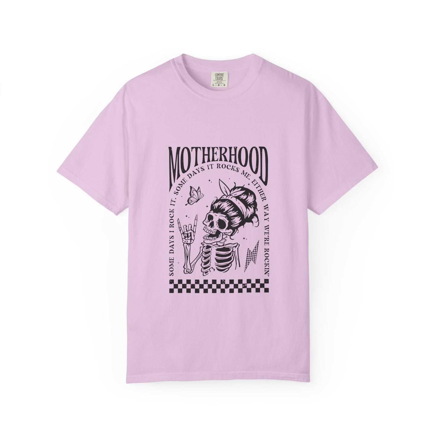 Motherhood Skull T‑Shirt — Vintage Mom Graphic Tee