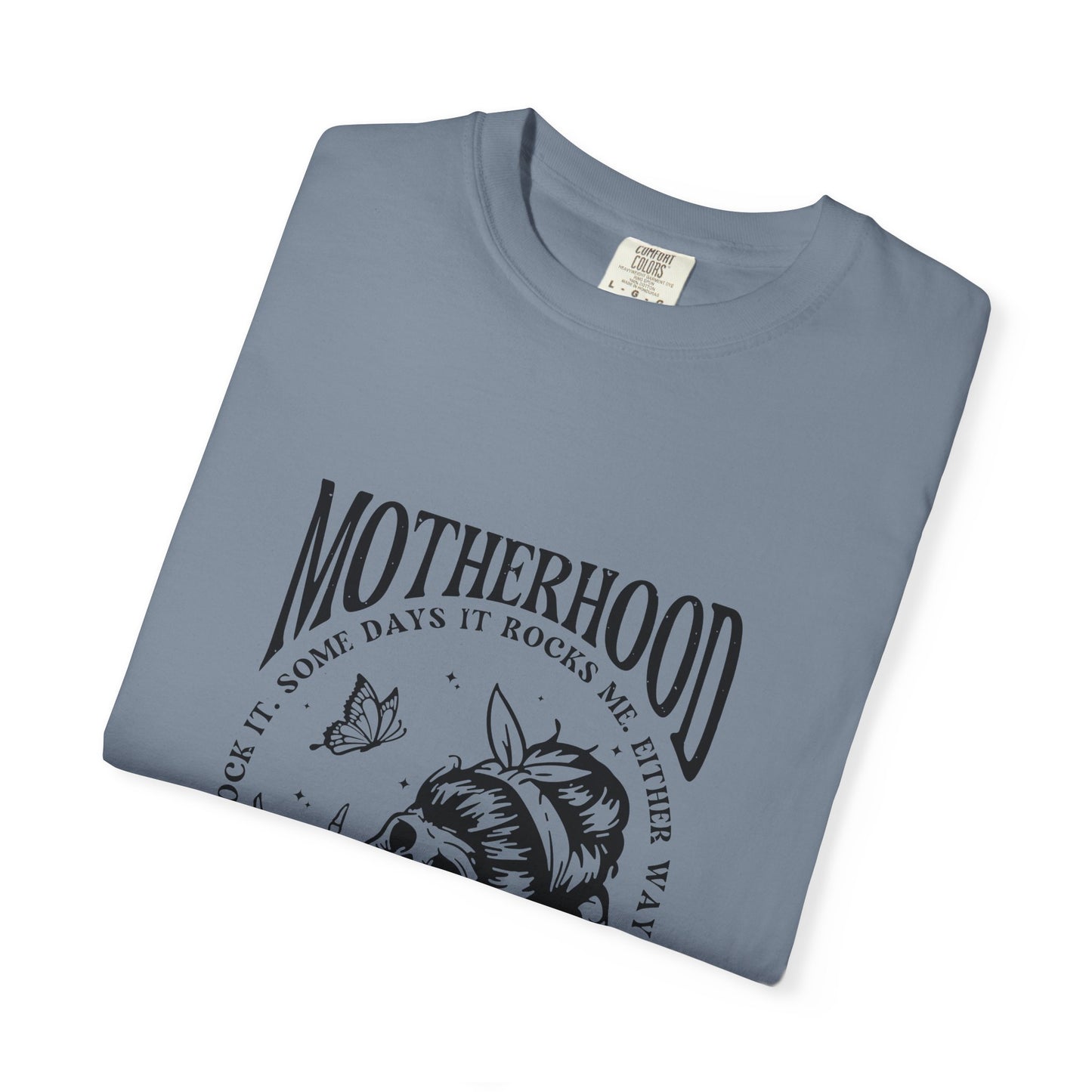 Motherhood Skull T‑Shirt — Vintage Mom Graphic Tee