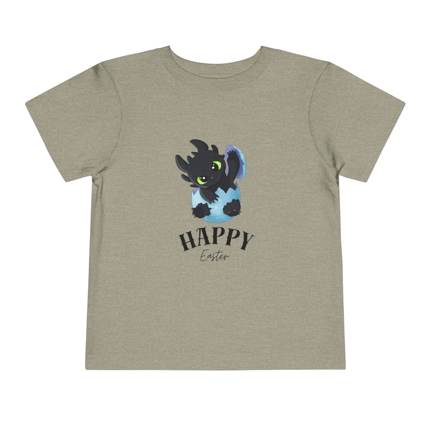 Toddler Tee — Cute Toothless 'Happy Easter' Kids Shirt