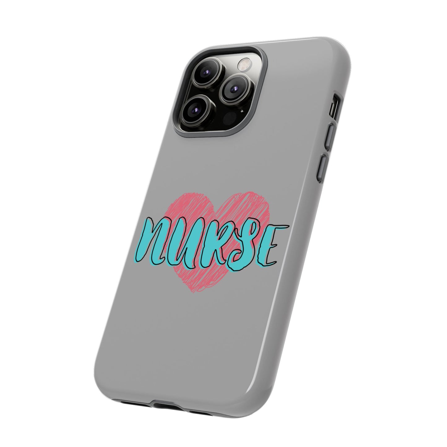 Nurse Heart Tough Phone Case — Cute Protective Phone Cover for Nurses