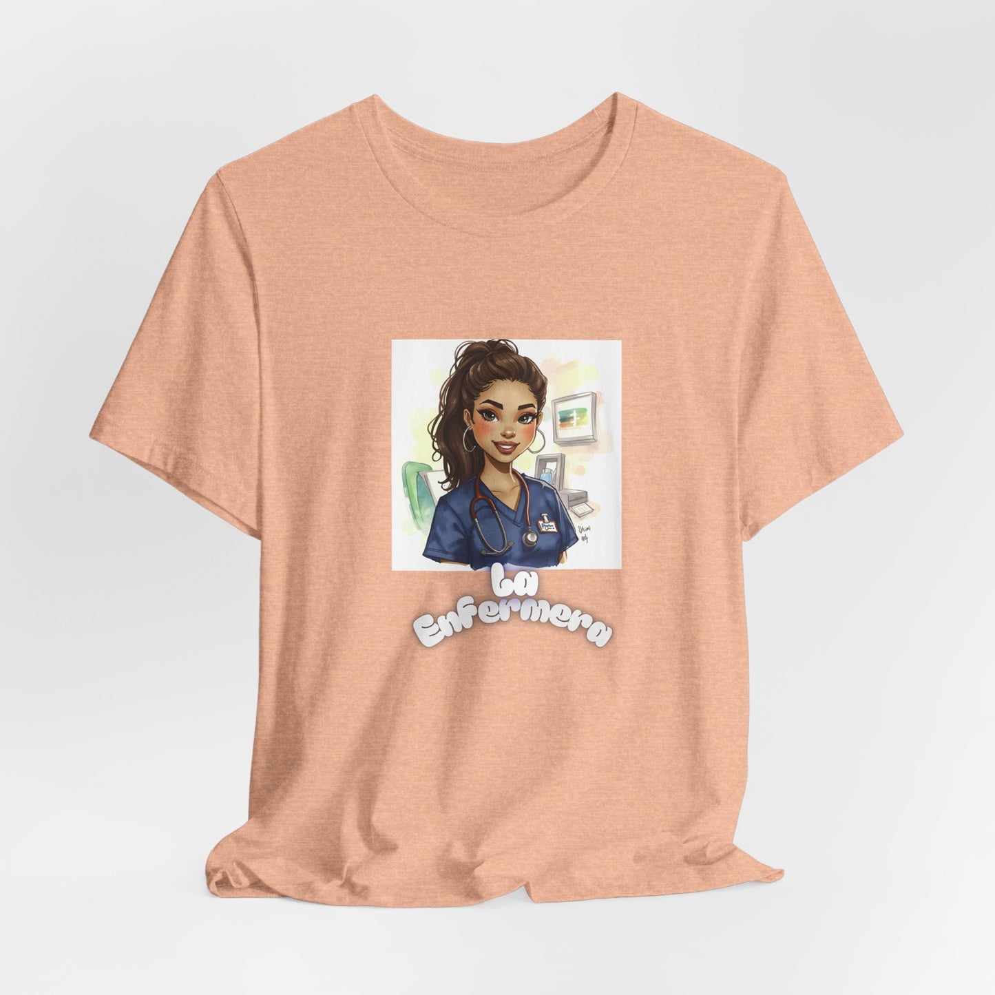 Nurse Empowerment Tee – Cute Female Nurse Illustration