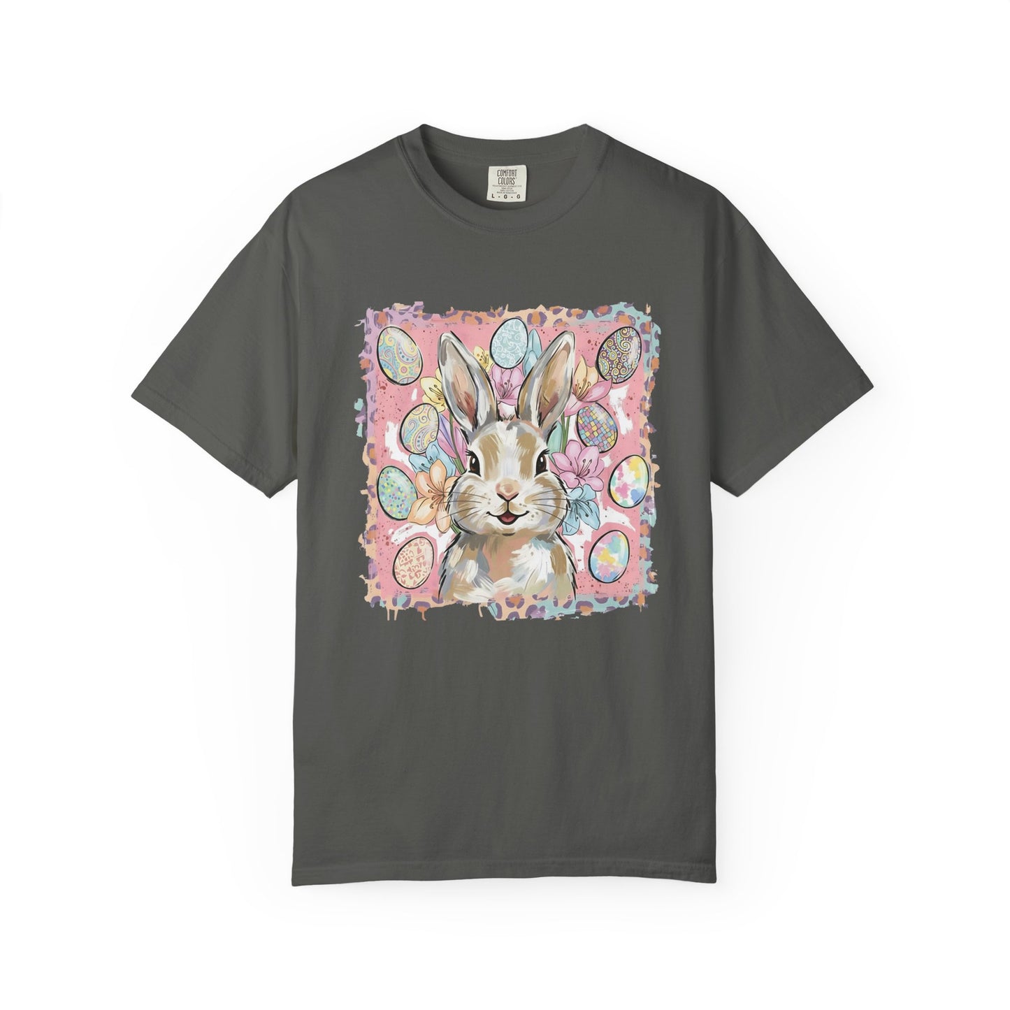 Easter Bunny Watercolor T-Shirt — Pastel Egg Spring Tee