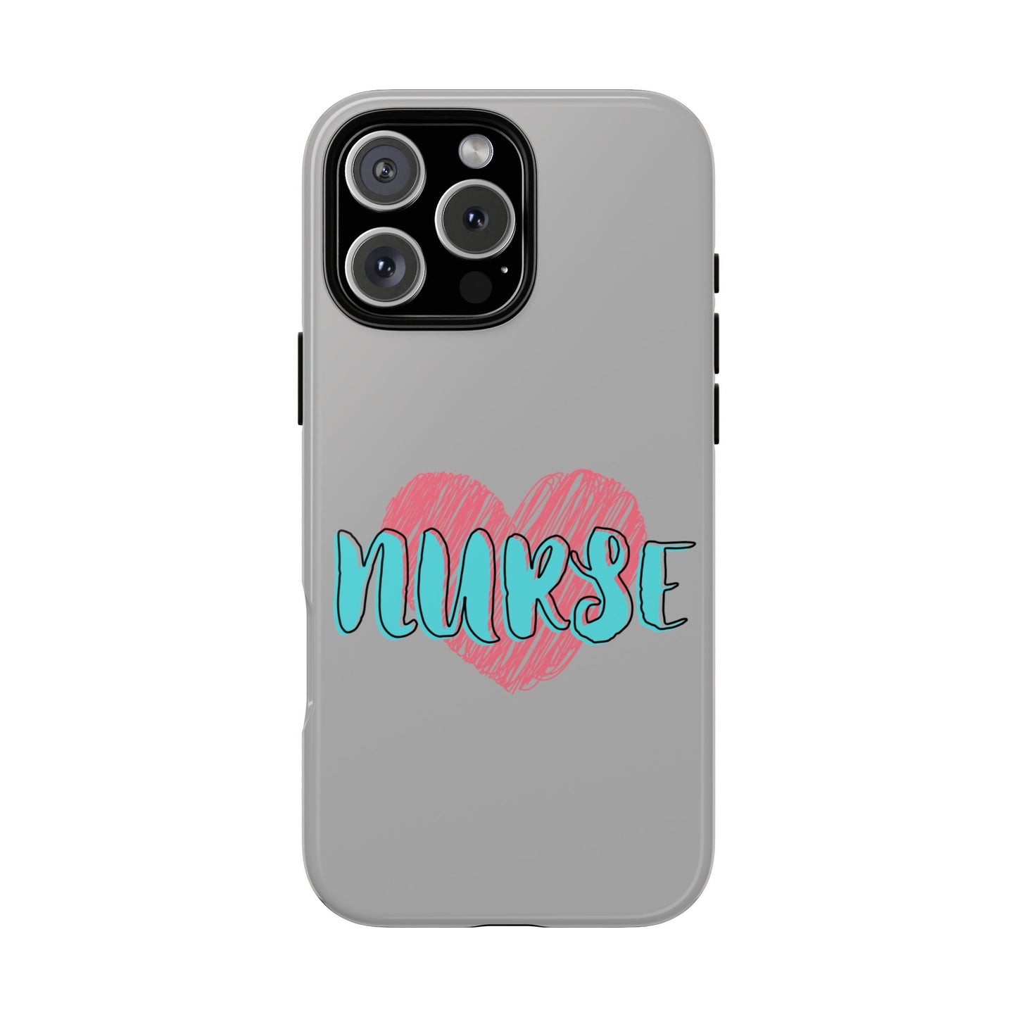 Nurse Heart Tough Phone Case — Cute Protective Phone Cover for Nurses