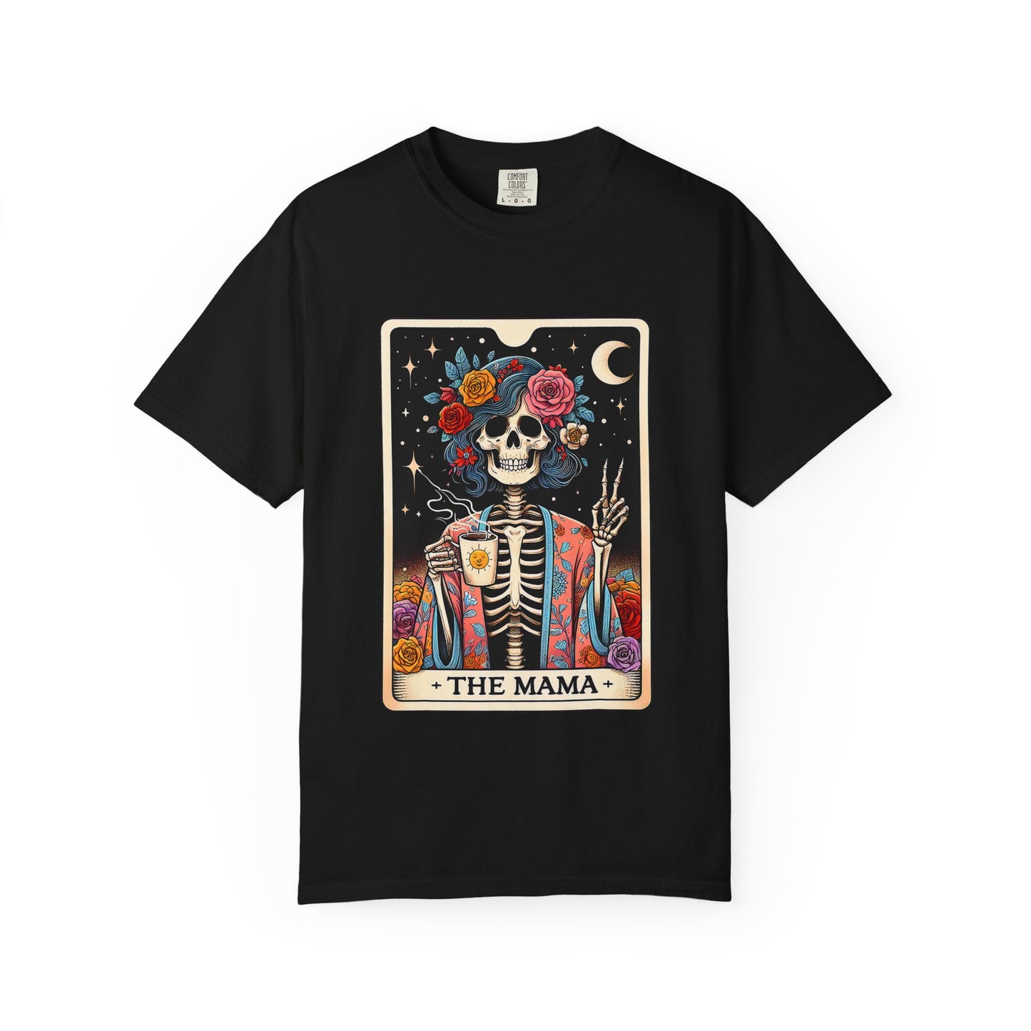 Skull Tarot 'The Mama' T-Shirt — Boho Gothic Mother's Day Tee