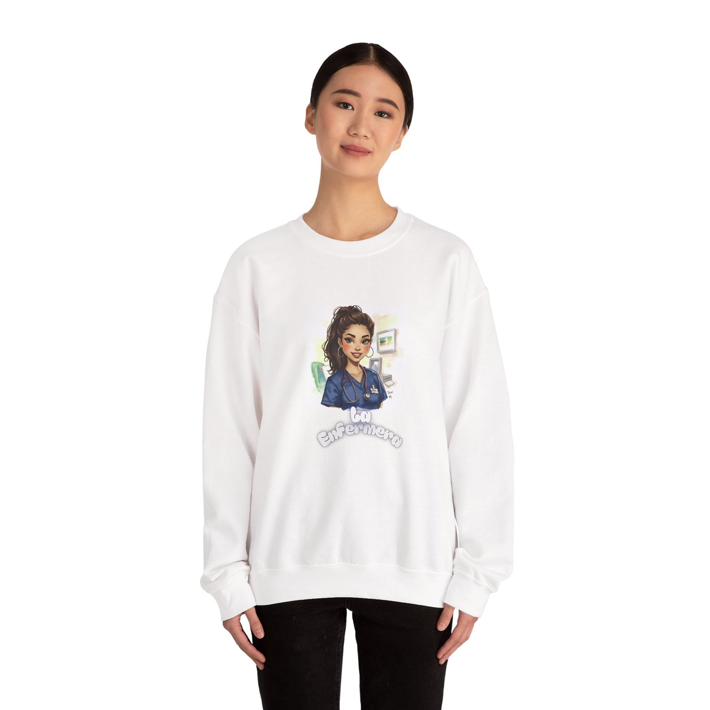 La Enfermera Crewneck Sweatshirt