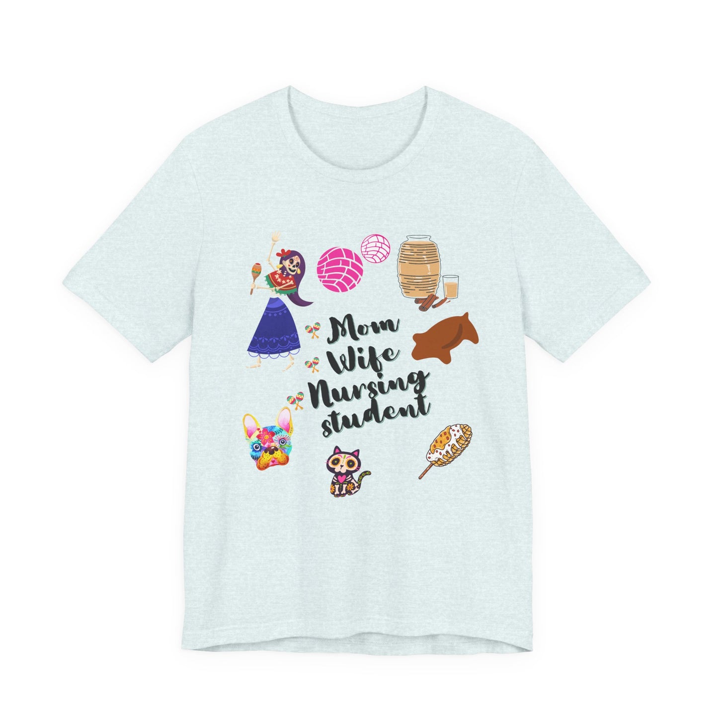 Mom Wife Nursing Student T‑Shirt — Nursing Student Gift Tee
