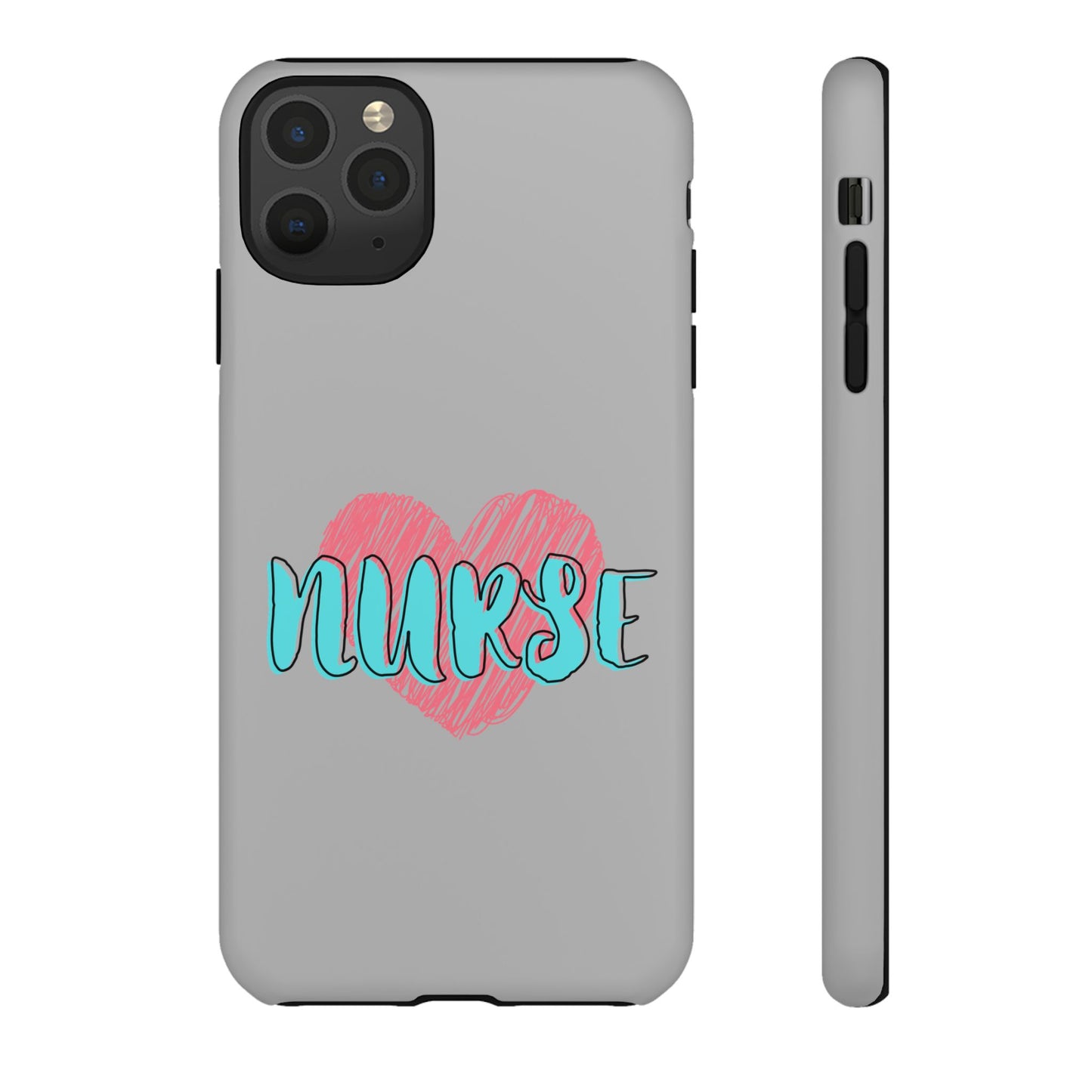 Nurse Heart Tough Phone Case — Cute Protective Phone Cover for Nurses