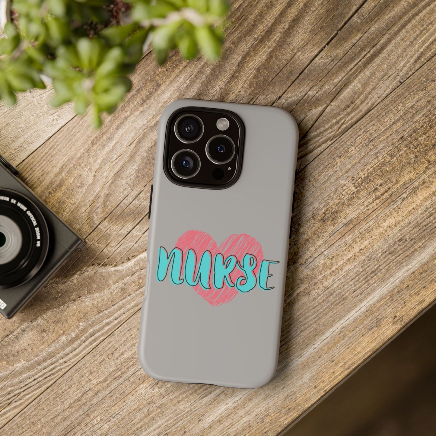 Nurse Heart Tough Phone Case — Cute Protective Phone Cover for Nurses
