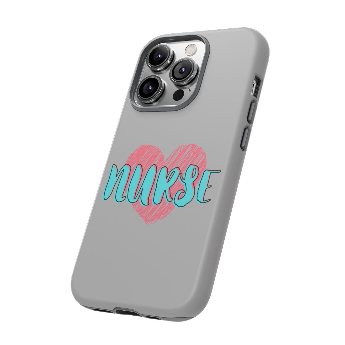 Nurse Heart Tough Phone Case — Cute Protective Phone Cover for Nurses