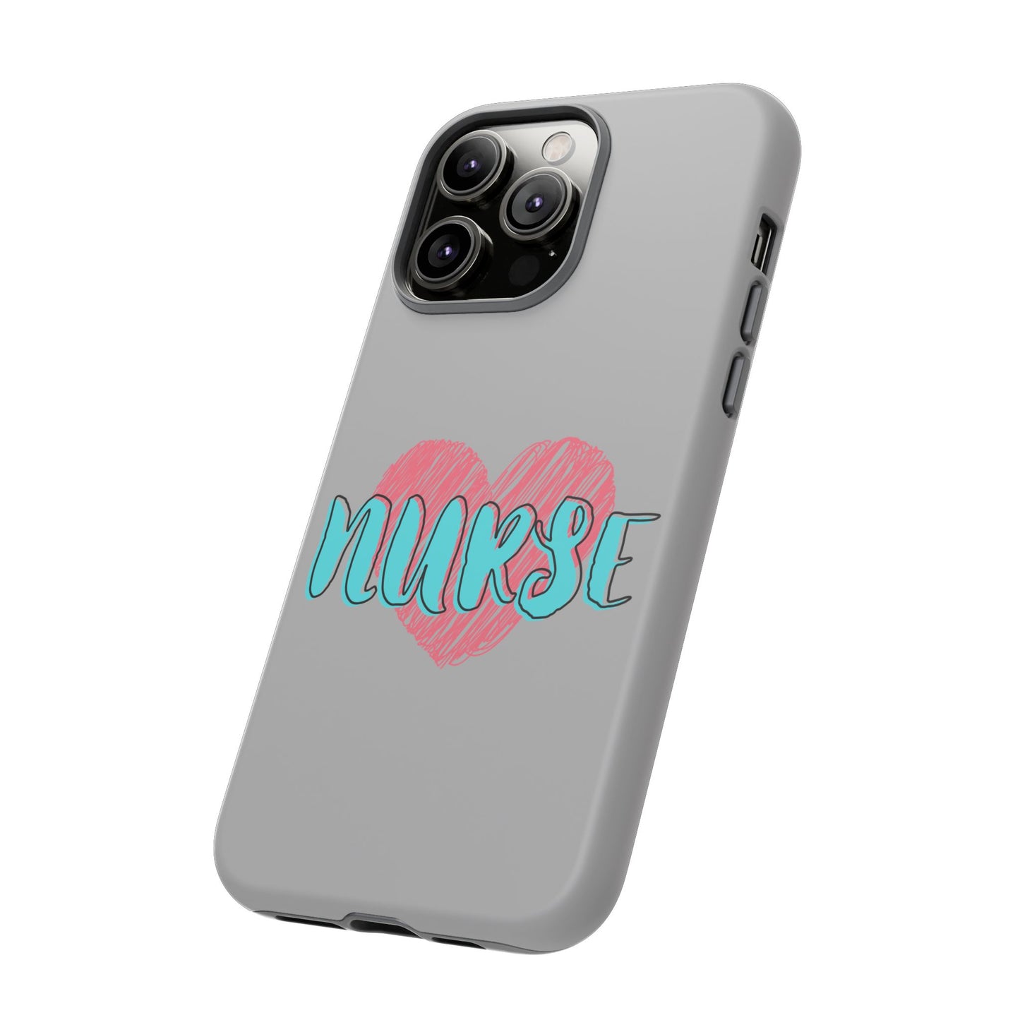 Nurse Heart Tough Phone Case — Cute Protective Phone Cover for Nurses