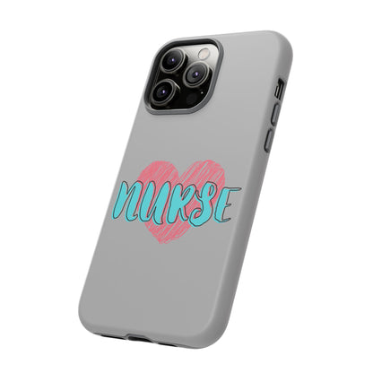 Nurse Heart Tough Phone Case — Cute Protective Phone Cover for Nurses