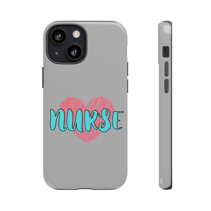 Nurse Heart Tough Phone Case — Cute Protective Phone Cover for Nurses