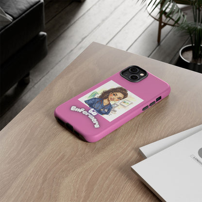 Nurse La Enfermera Tough Phone Case — Protective Pink Phone Cover