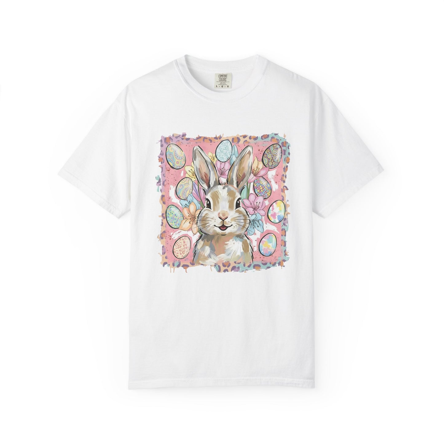 Easter Bunny Watercolor T-Shirt — Pastel Egg Spring Tee