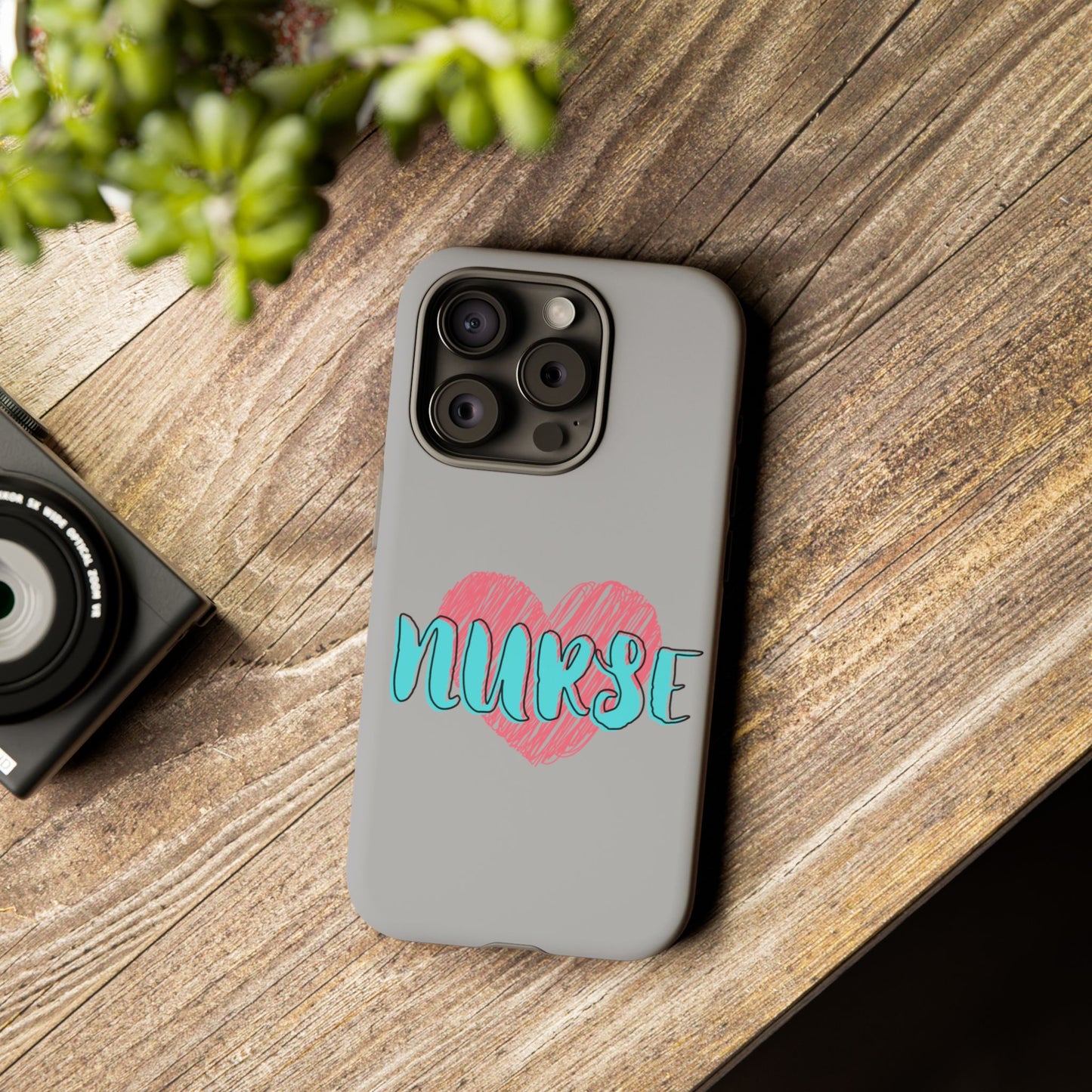 Nurse Heart Tough Phone Case — Cute Protective Phone Cover for Nurses